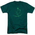 DC Comics Green Arrow Min Mens T Shirt Hunter Green Officially Licensed