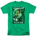 DC Comics Power Mens T Shirt Kelly Green Officially Licensed