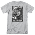 DC Comics Power Mens T Shirt Athletic Heather Officially Licensed