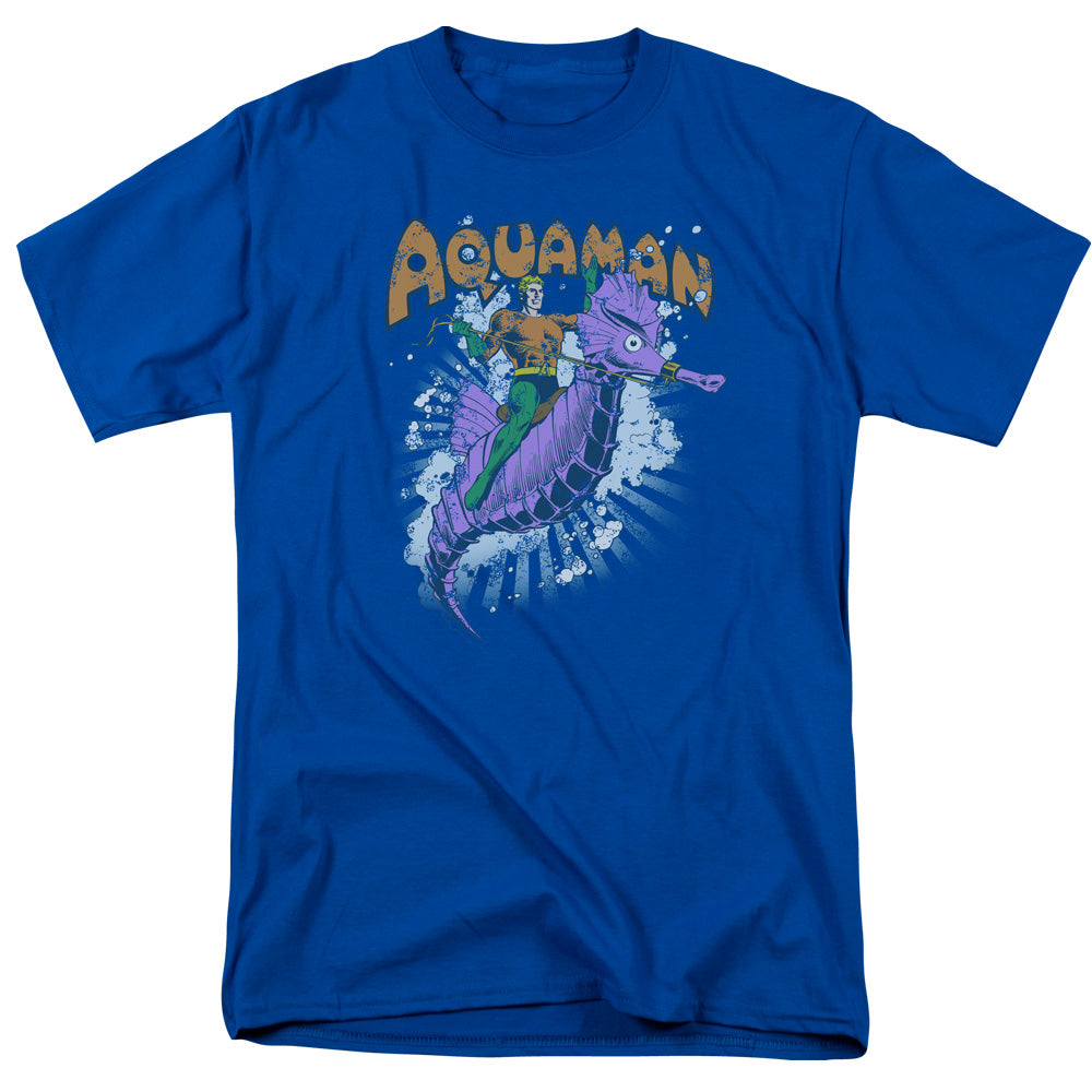 DC Comics Ride Free Mens T Shirt Royal Blue Officially Licensed