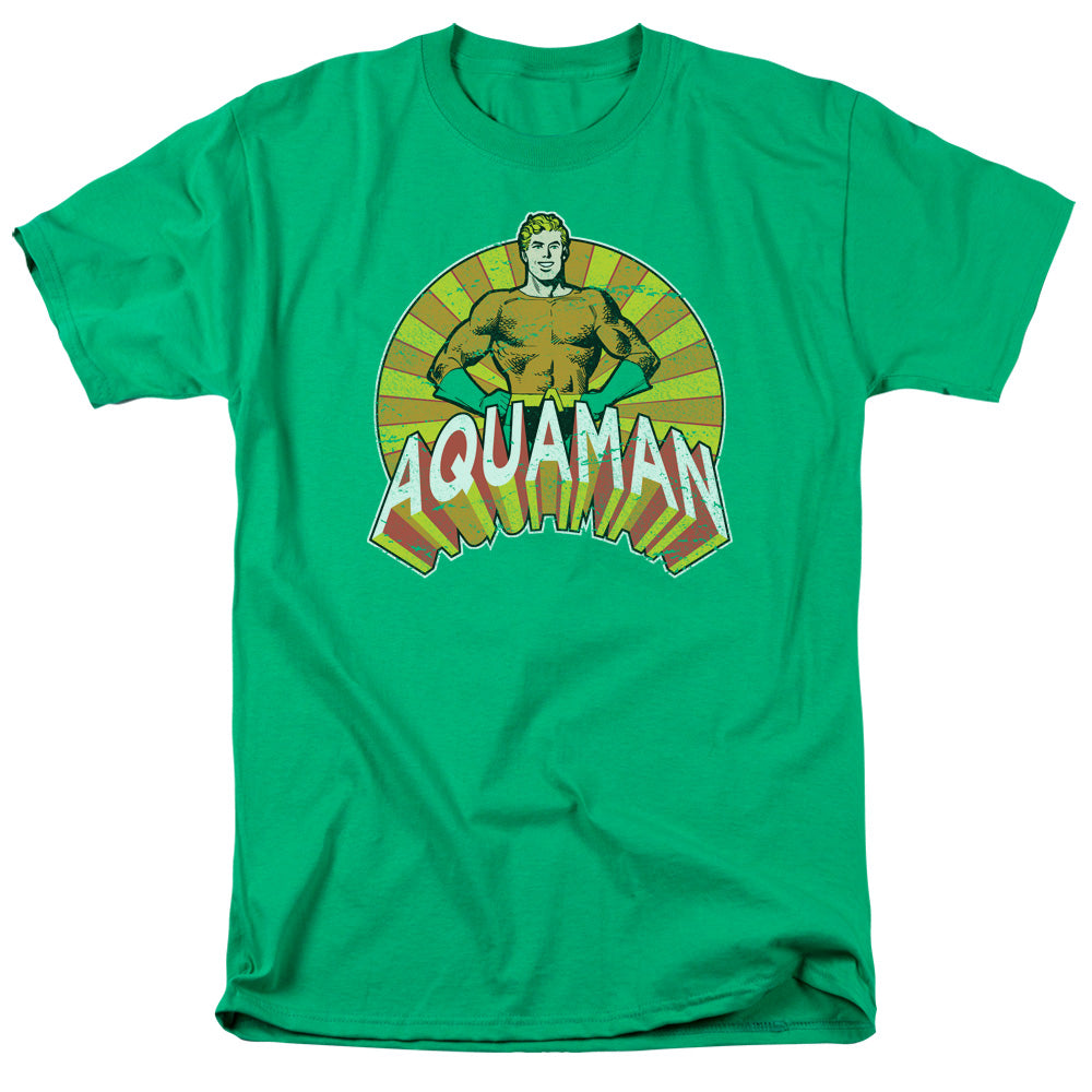 DC Comics Arms Akimbo Mens T Shirt Kelly Green Officially Licensed
