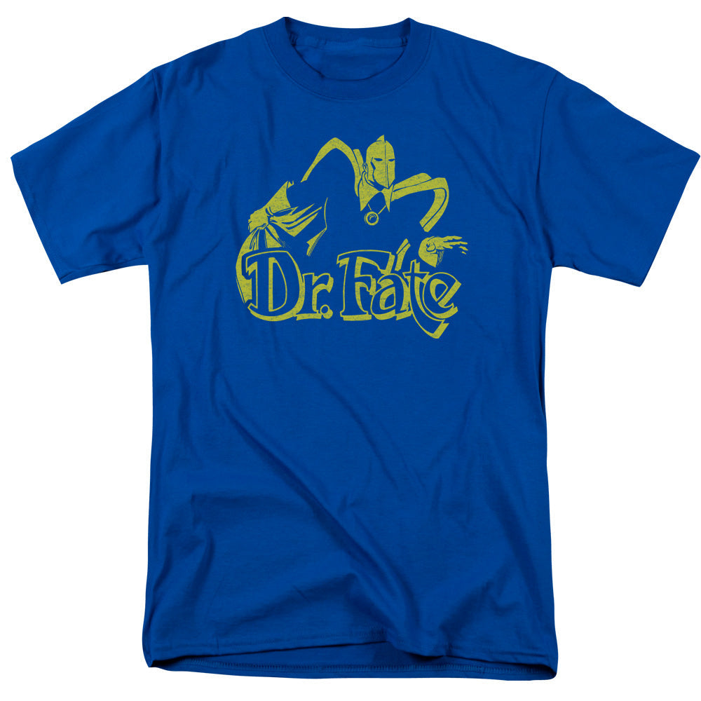 DC Comics One Color Fate Mens T Shirt Royal Blue Officially Licensed