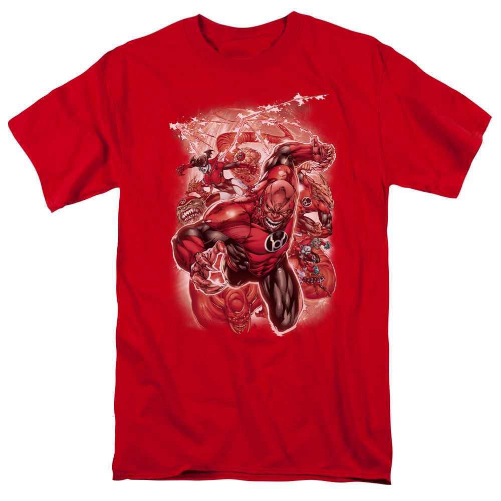 Green Lantern Red Lanterns #1 Mens T Shirt Red Officially Licensed