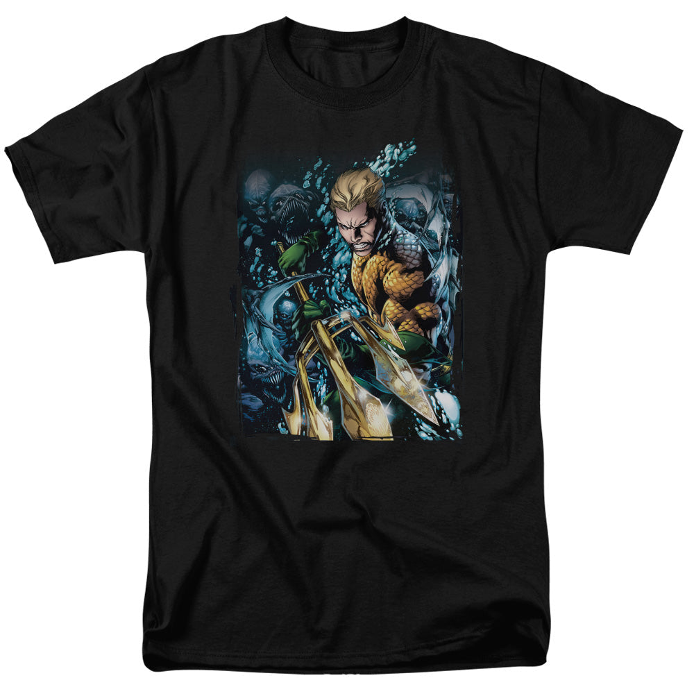 Aquaman #1 Mens T Shirt Black Officially Licensed