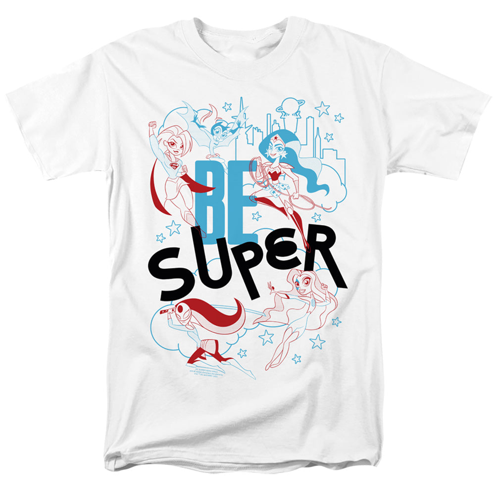 Dc Superhero Girls Be Super Mens T Shirt White Officially Licensed