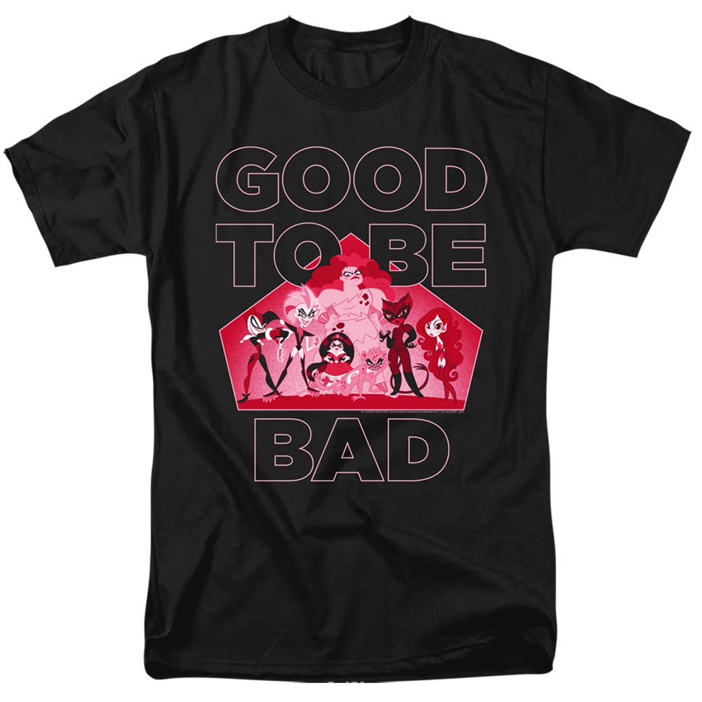 Dc Superhero Girls Good To Be Bad Mens T Shirt Black Officially Licensed