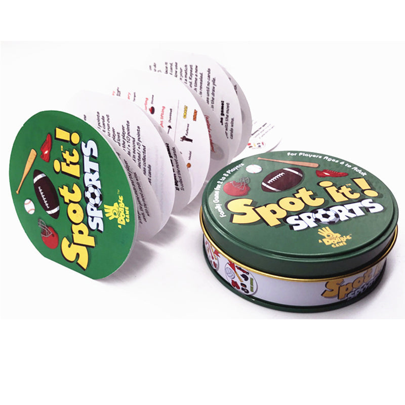 New 4 Version Spot Game it Spot Card Board Game Kids Gift with Metal Box