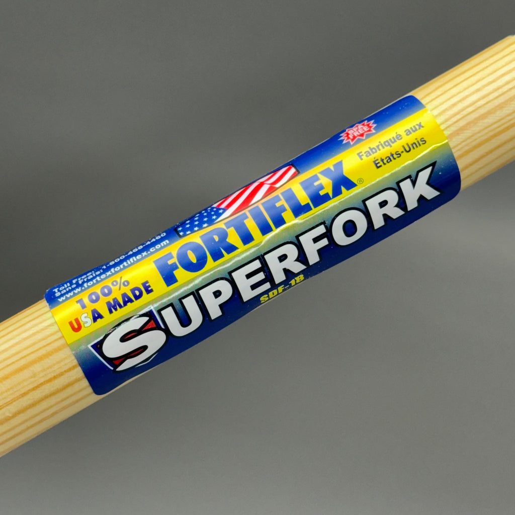 FORTFLEX SuperFork SDF-15 Blue Manure Fork Set Wood Handle New