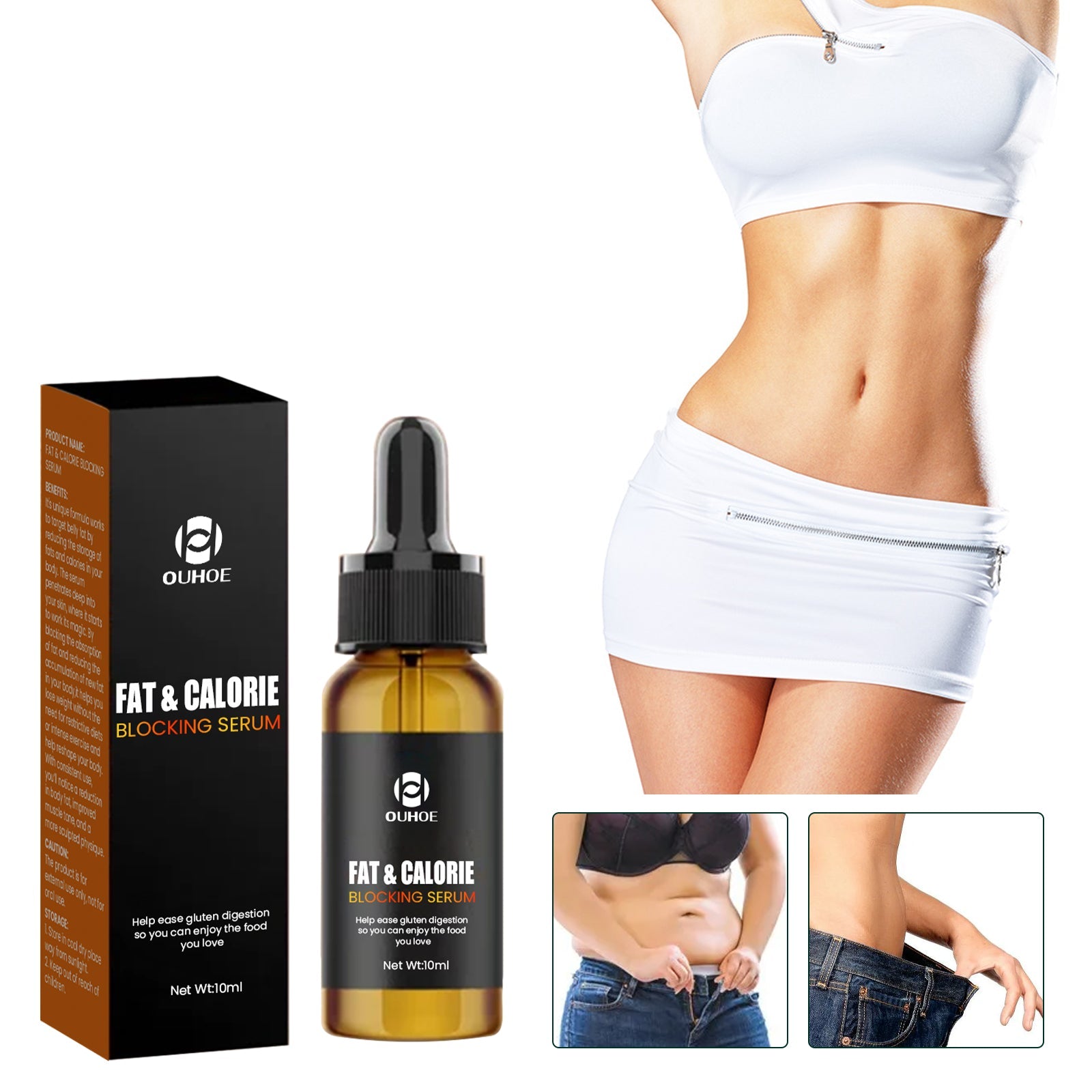 Body Shaping Essence, Massages Tightens Skin Moisturizes And Body Shaping Essential Oil