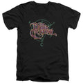 The Dark Crystal Symbol Logo Mens Slim Fit V-Neck T Shirt Black Officially Licensed