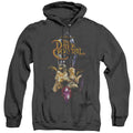 The Dark Crystal Crystal Quest Heather Mens Hoodie Black Officially Licensed