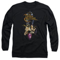 The Dark Crystal Crystal Quest Mens Long Sleeve Shirt Black Officially Licensed