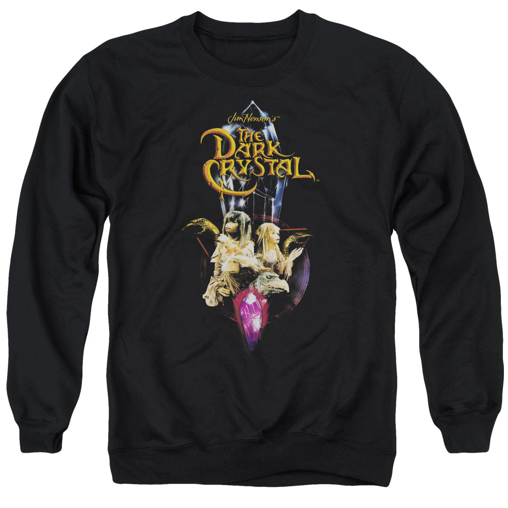 The Dark Crystal Crystal Quest Mens Crewneck Sweatshirt Black Officially Licensed