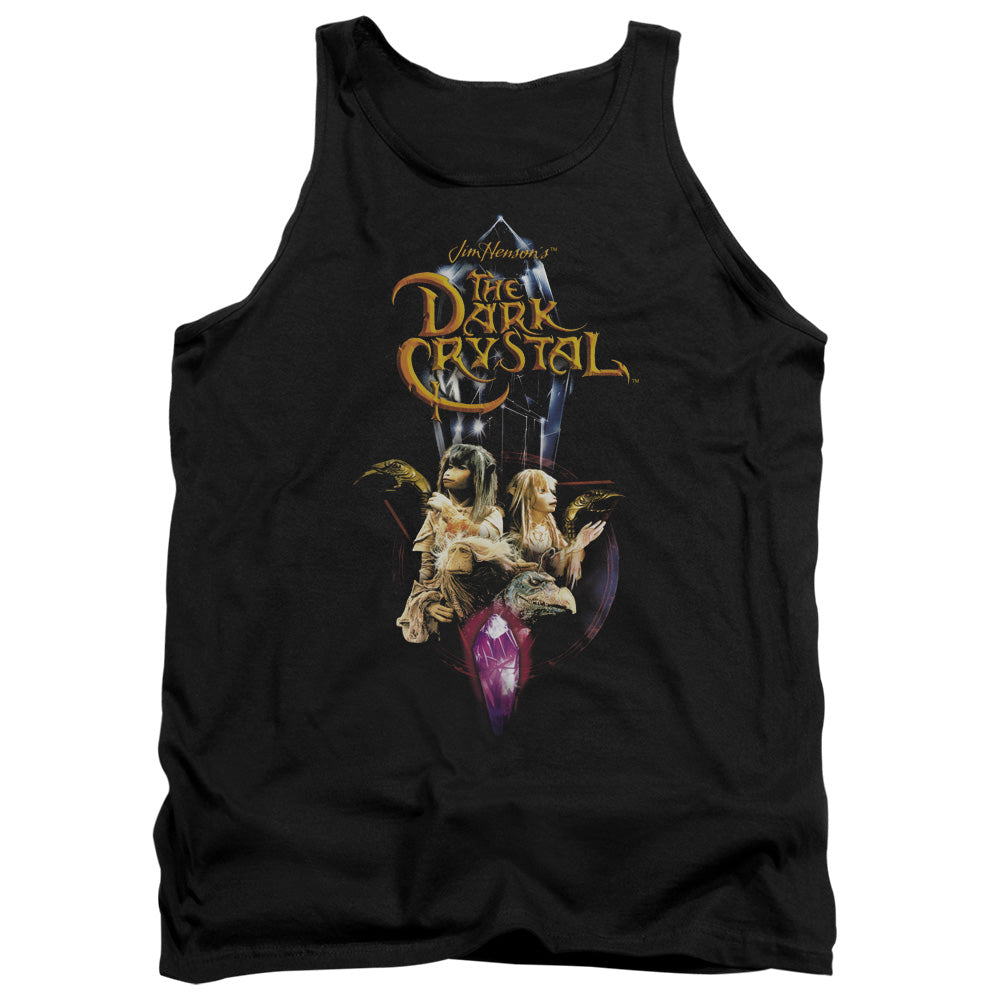 The Dark Crystal Crystal Quest Mens Tank Top Shirt Black Officially Licensed