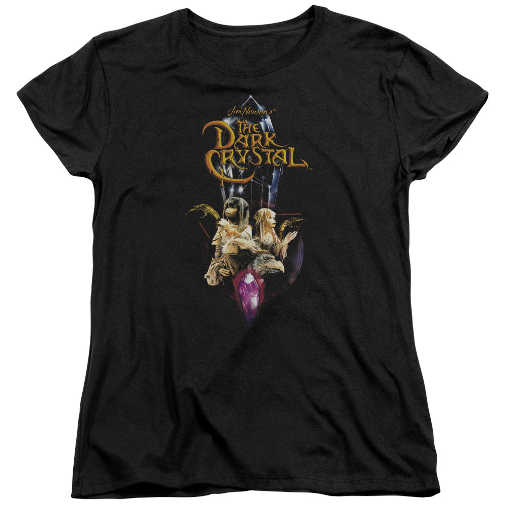 The Dark Crystal Crystal Quest Womens T Shirt Black Officially Licensed