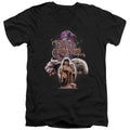 The Dark Crystal The Good Guys Mens Slim Fit V-Neck T Shirt Black Officially Licensed