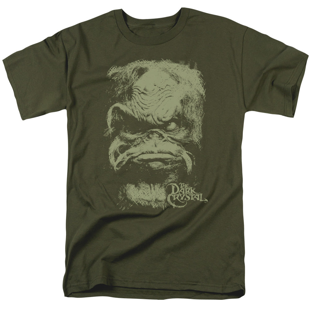 The Dark Crystal Aughra Mens T Shirt Military Green Officially Licensed