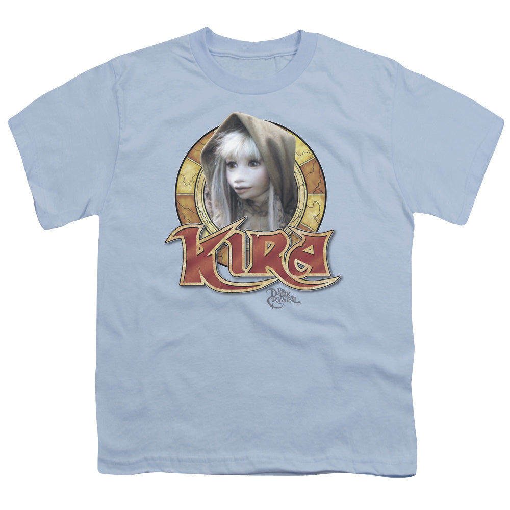 The Dark Crystal Kira Circle Kids Youth T Shirt Light Blue Officially Licensed