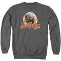 The Dark Crystal Aughra Circle Mens Crewneck Sweatshirt Charcoal Officially Licensed
