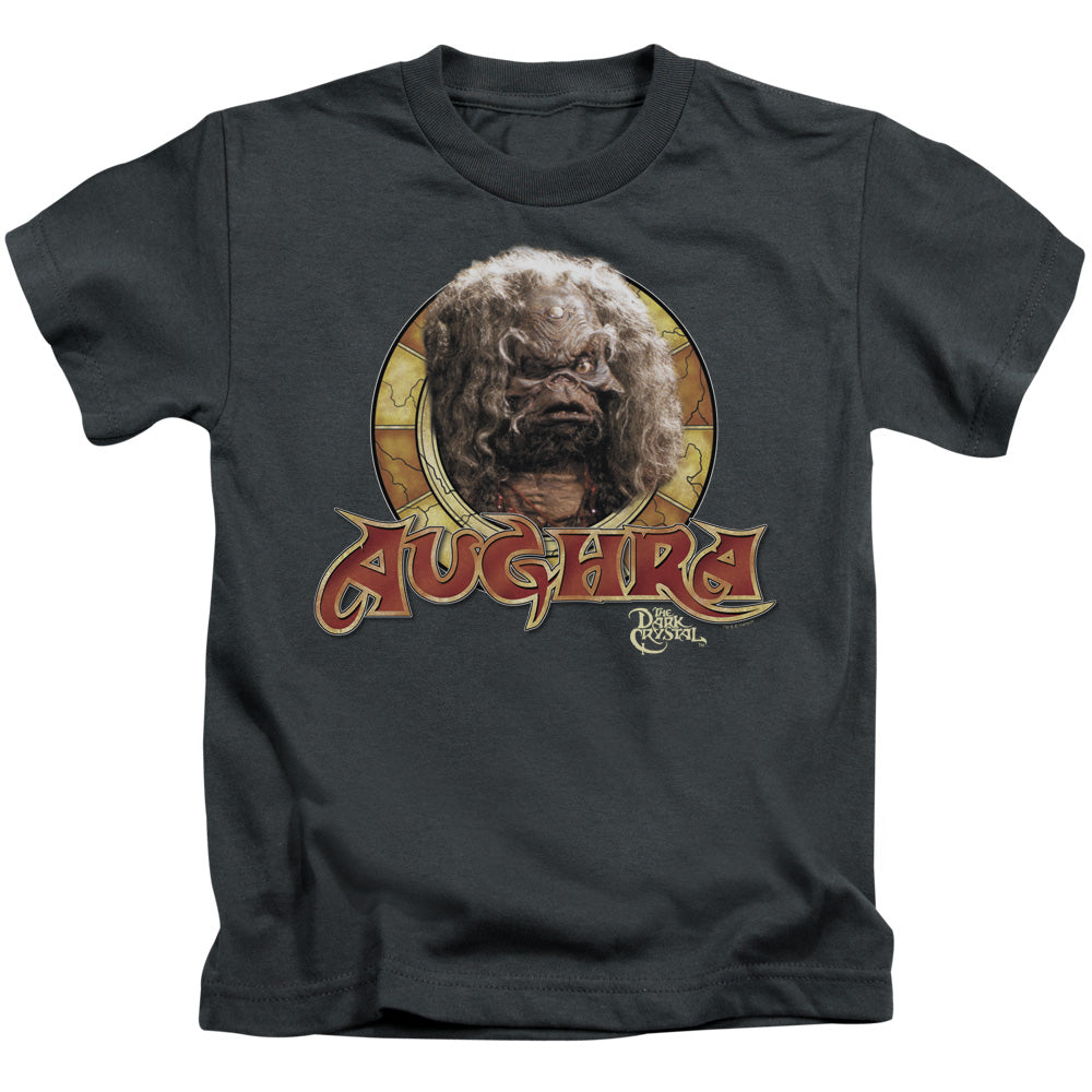 The Dark Crystal Aughra Circle Juvenile Kids Youth T Shirt Charcoal Officially Licensed