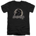 The Dark Crystal Skeksis Mens Slim Fit V-Neck T Shirt Black Officially Licensed