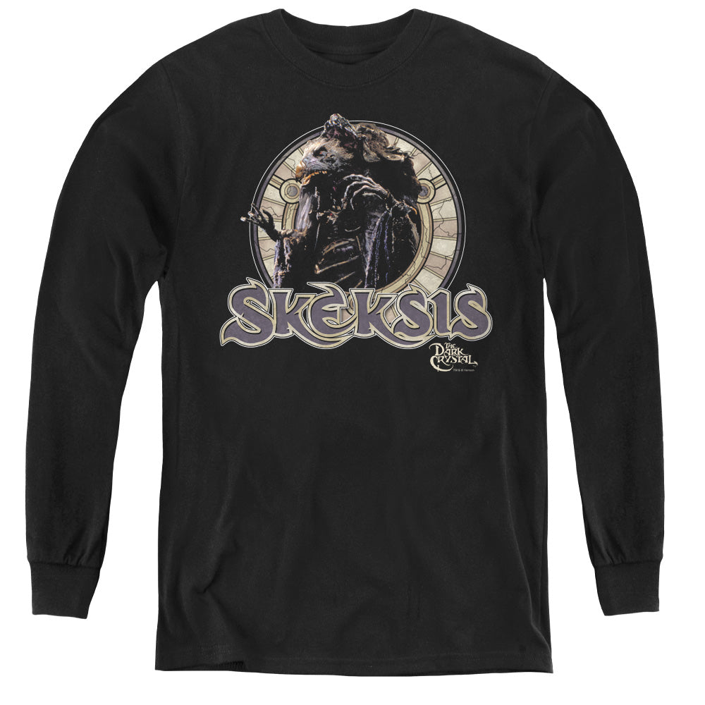 The Dark Crystal Skeksis Long Sleeve Kids Youth T Shirt Black Officially Licensed