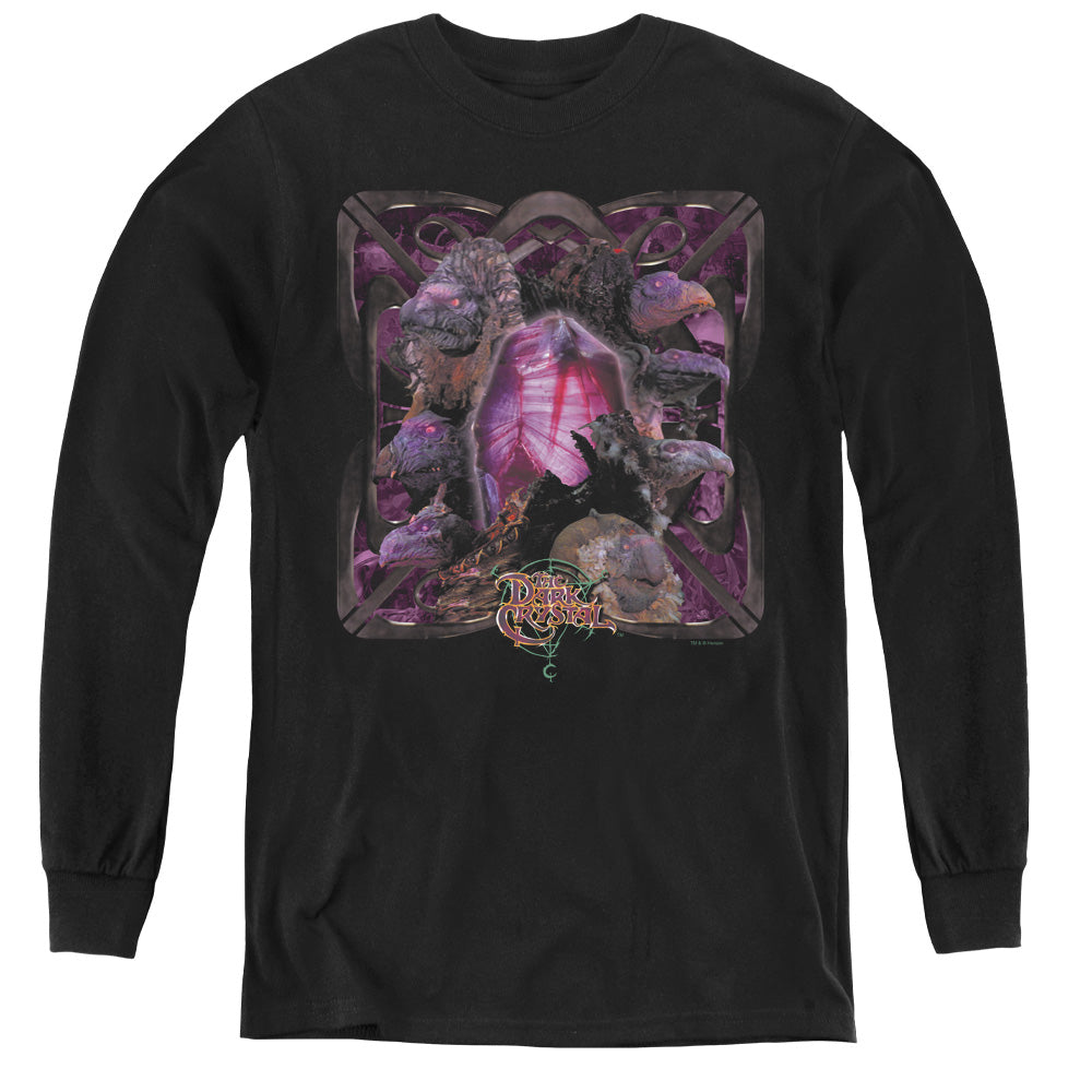 The Dark Crystal Lust For Power Long Sleeve Kids Youth T Shirt Black Officially Licensed