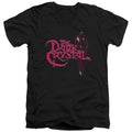 The Dark Crystal Bright Logo Mens Slim Fit V-Neck T Shirt Black Officially Licensed