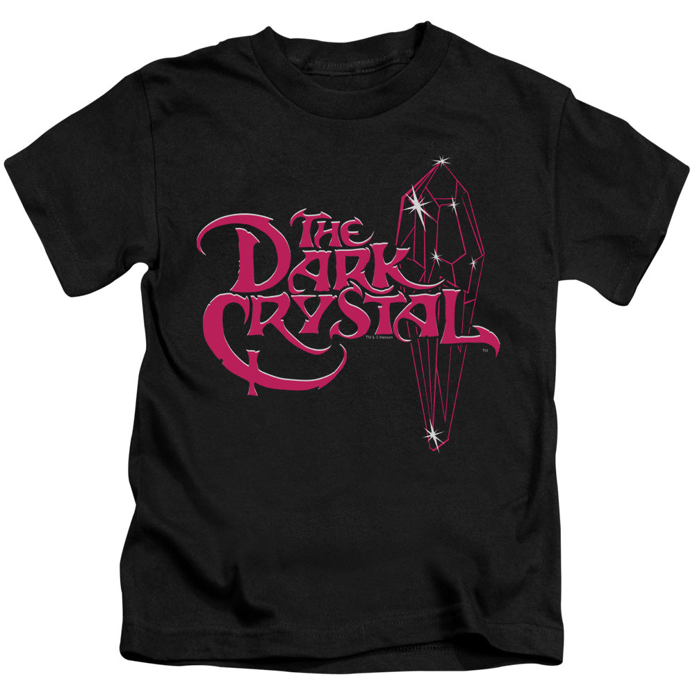 The Dark Crystal Bright Logo Juvenile Kids Youth T Shirt Black Officially Licensed