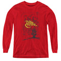 The Dark Crystal Poster Lines Long Sleeve Kids Youth T Shirt Red Officially Licensed