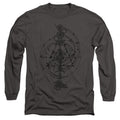 The Dark Crystal Dream Spiral Mens Long Sleeve Shirt Charcoal Officially Licensed