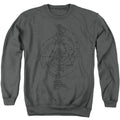 The Dark Crystal Dream Spiral Mens Crewneck Sweatshirt Charcoal Officially Licensed