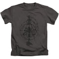 The Dark Crystal Dream Spiral Juvenile Kids Youth T Shirt Charcoal Officially Licensed