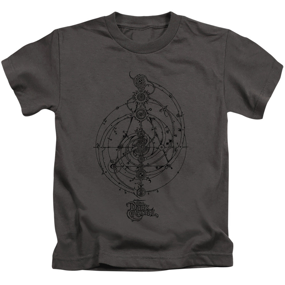 The Dark Crystal Dream Spiral Juvenile Kids Youth T Shirt Charcoal Officially Licensed
