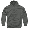 The Dark Crystal Dream Spiral Kids Youth Hoodie Charcoal Officially Licensed