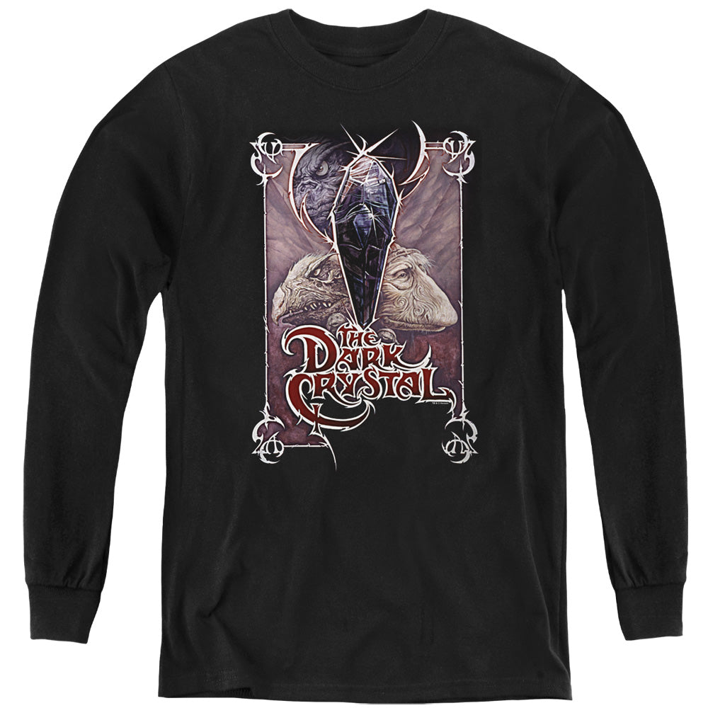 The Dark Crystal Wicked Poster Long Sleeve Kids Youth T Shirt Black Officially Licensed