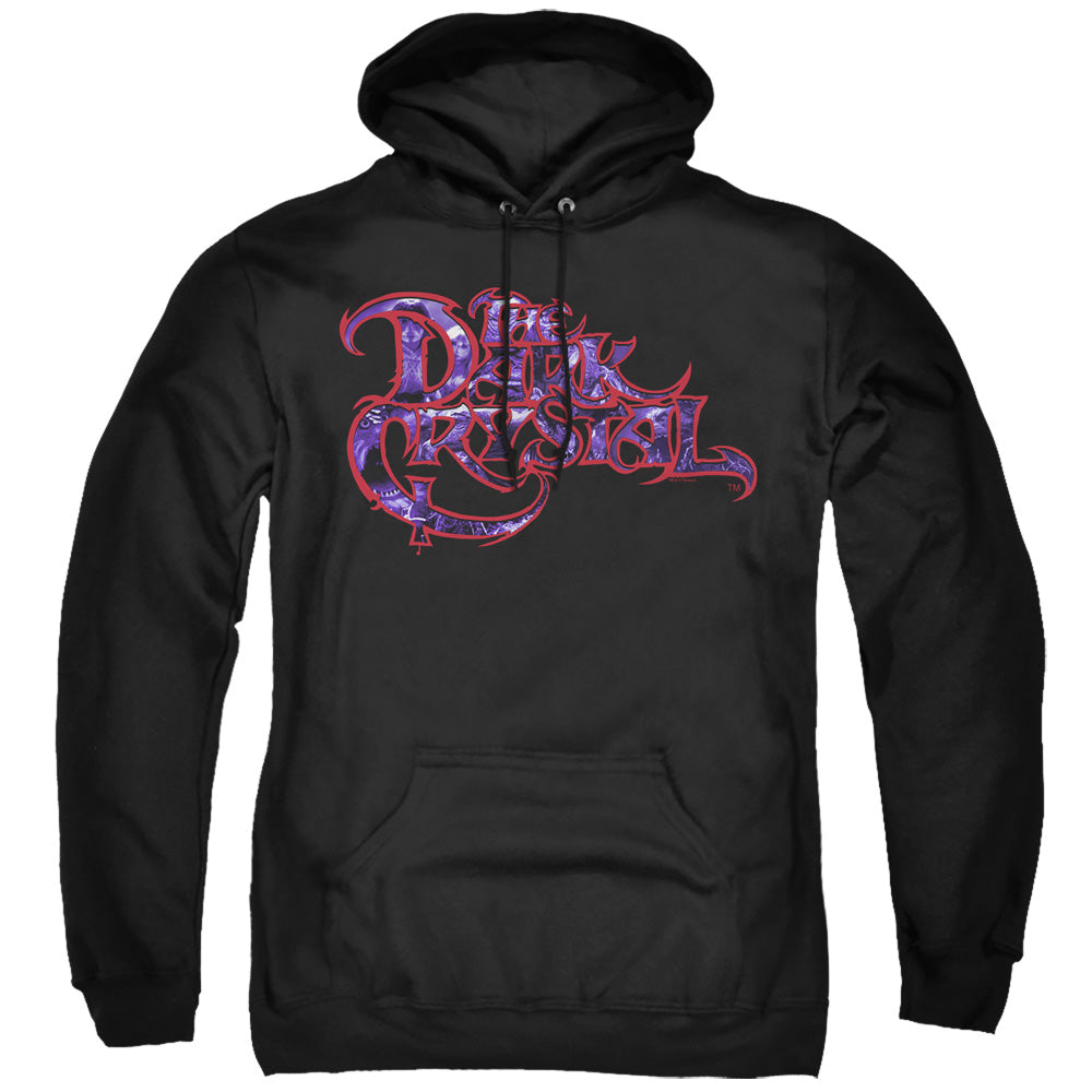 The Dark Crystal Collage Logo Mens Hoodie Black Officially Licensed