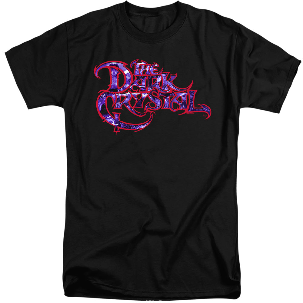 The Dark Crystal Collage Logo Mens Tall T Shirt Black Officially Licensed