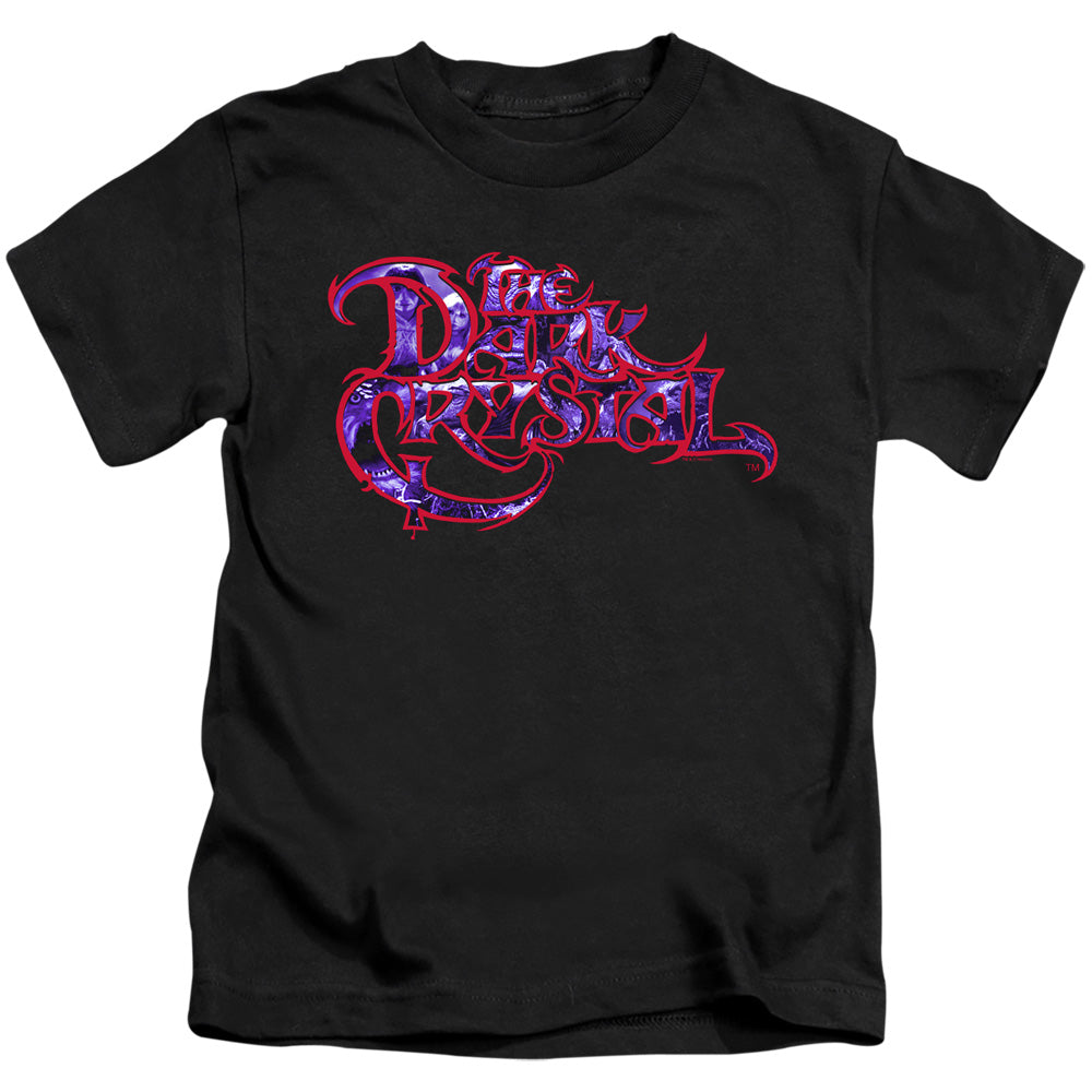The Dark Crystal Collage Logo Juvenile Kids Youth T Shirt Black Officially Licensed