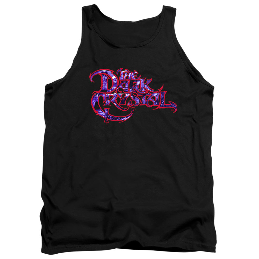 The Dark Crystal Collage Logo Mens Tank Top Shirt Black Officially Licensed