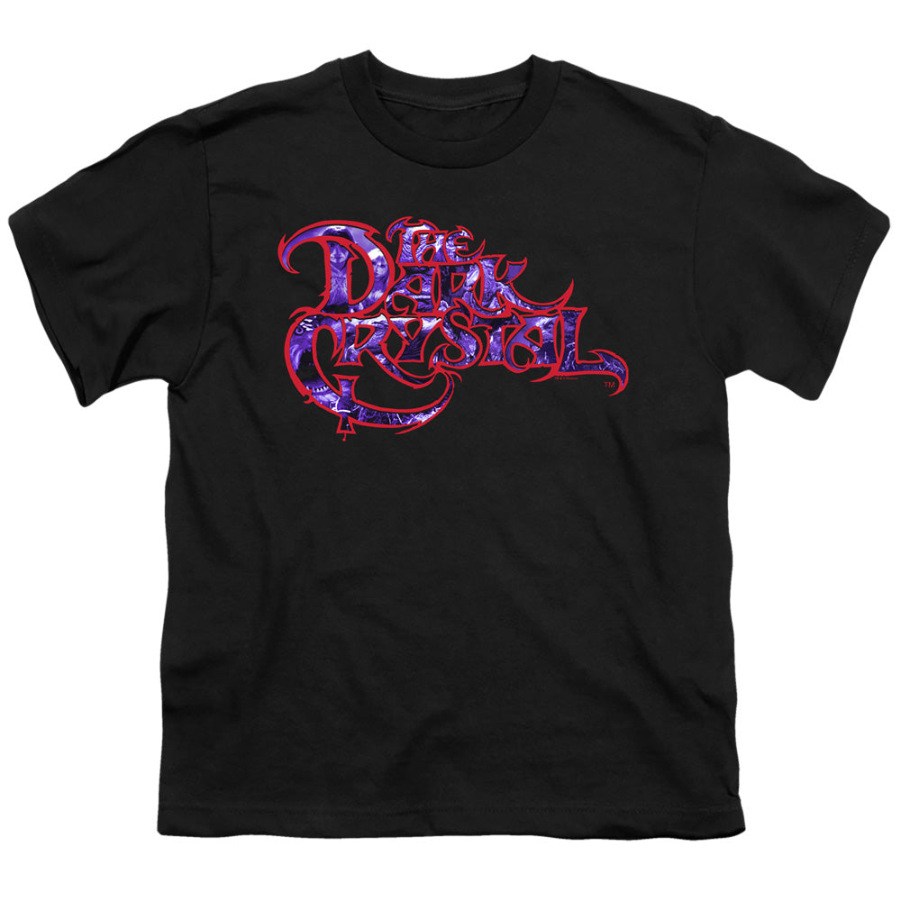 The Dark Crystal Collage Logo Kids Youth T Shirt Black Officially Licensed