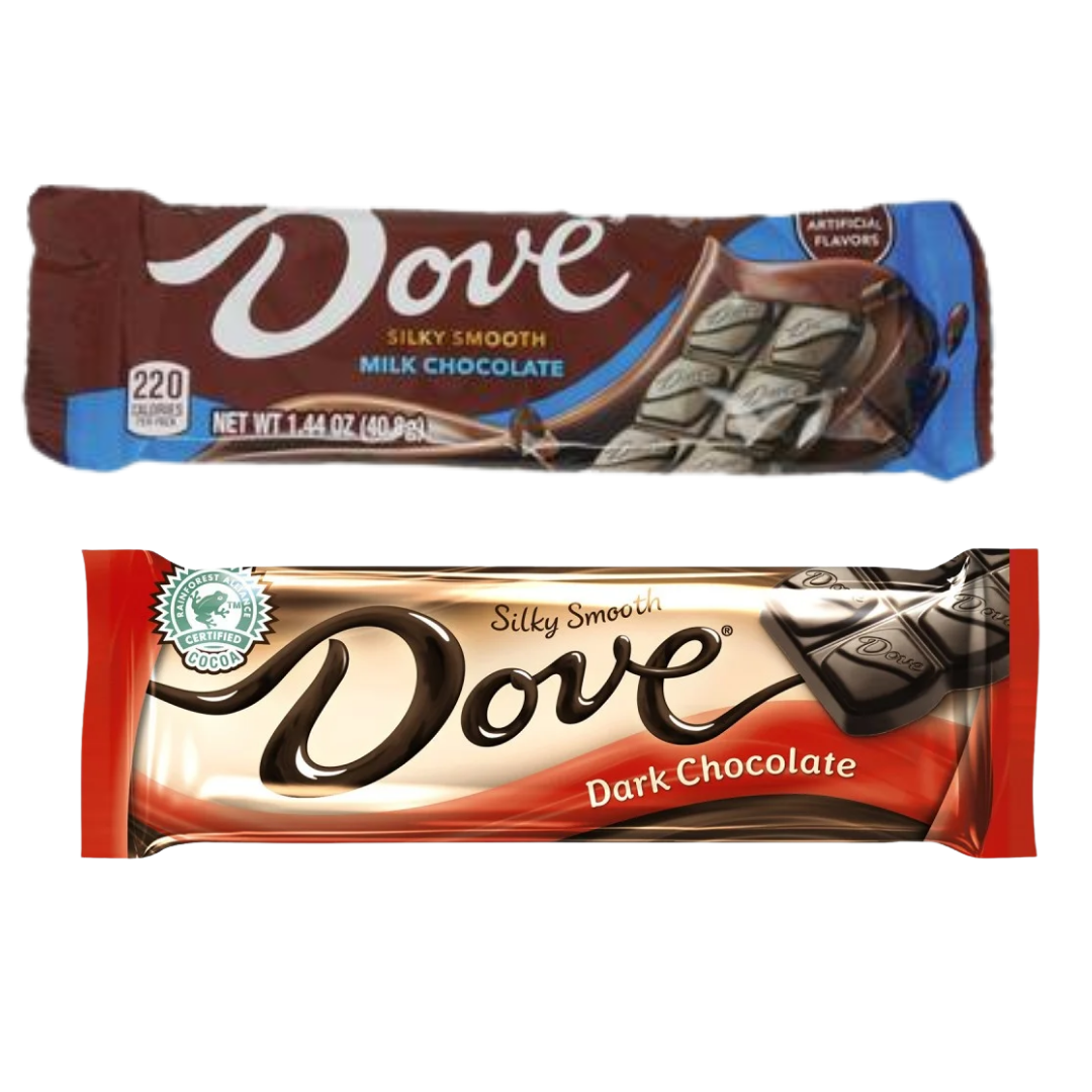 Dove Chocolate Single Bars – Variety (1.44 oz)