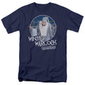 Santa Claus Is Comin to Town Winter Warlock Mens T Shirt Navy Blue Officially Licensed
