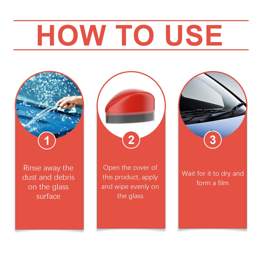 Glass Oil Film Cleaner, Automotive Windshield Bright Cleaning Coating Crystal Plating Agent Oil Film Decontamination