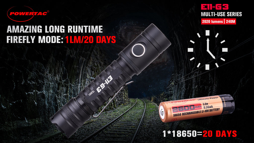 E11-Gen3 2020 Lumen Rechargeable EDC Flashlight-Best Selling EDC