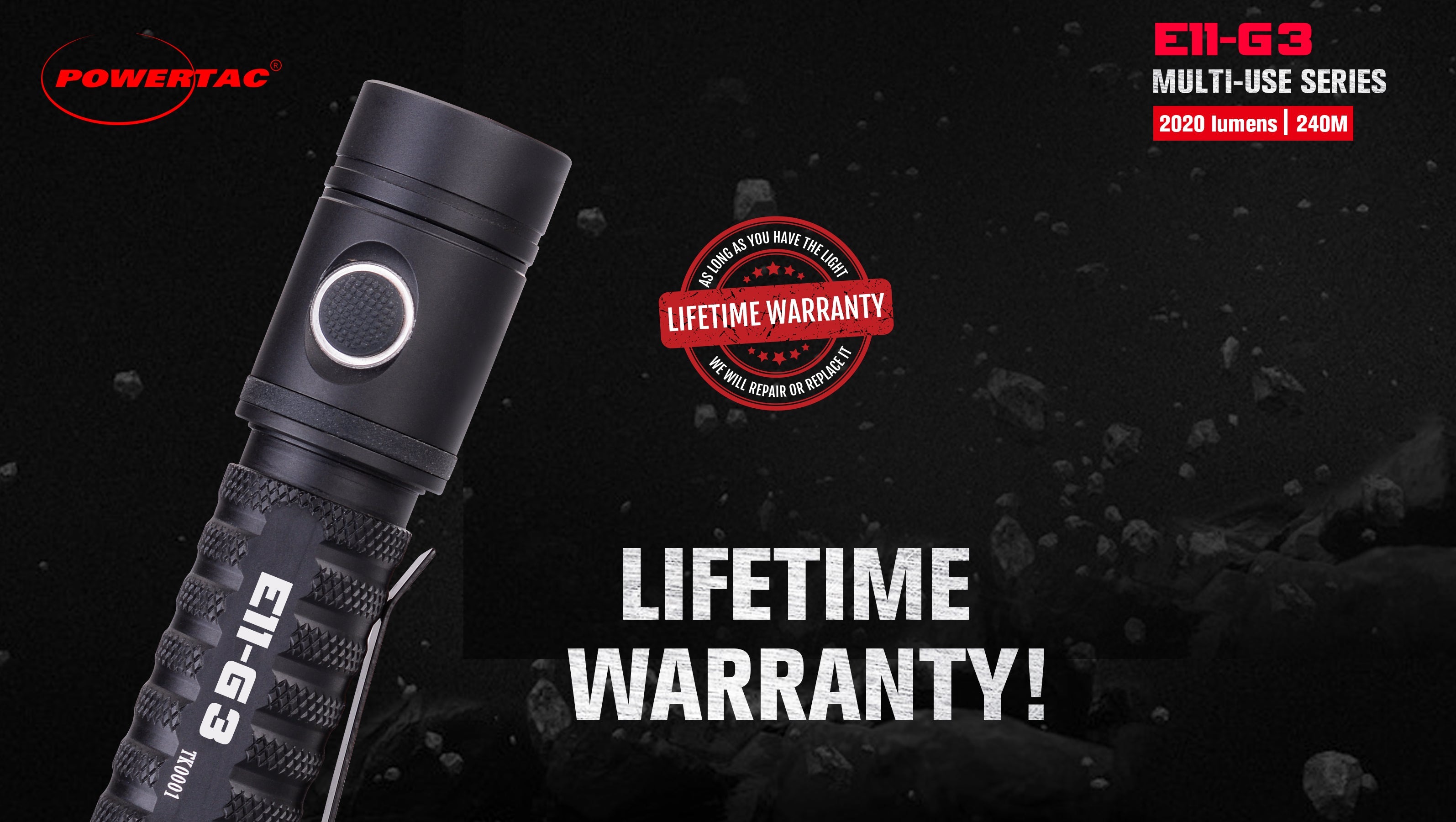 E11-Gen3 2020 Lumen Rechargeable EDC Flashlight-Best Selling EDC