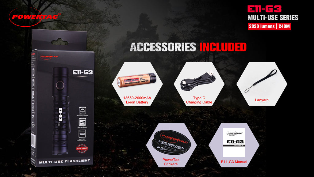 E11-Gen3 2020 Lumen Rechargeable EDC Flashlight-Best Selling EDC