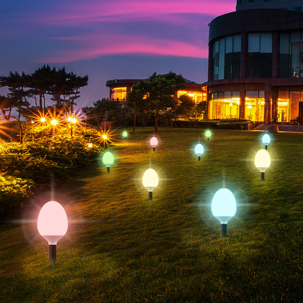 Solar Bulb Lights Garden Scenic Landscape Lights Lighting Engineering Solar Colorful RGB Lawn Lights