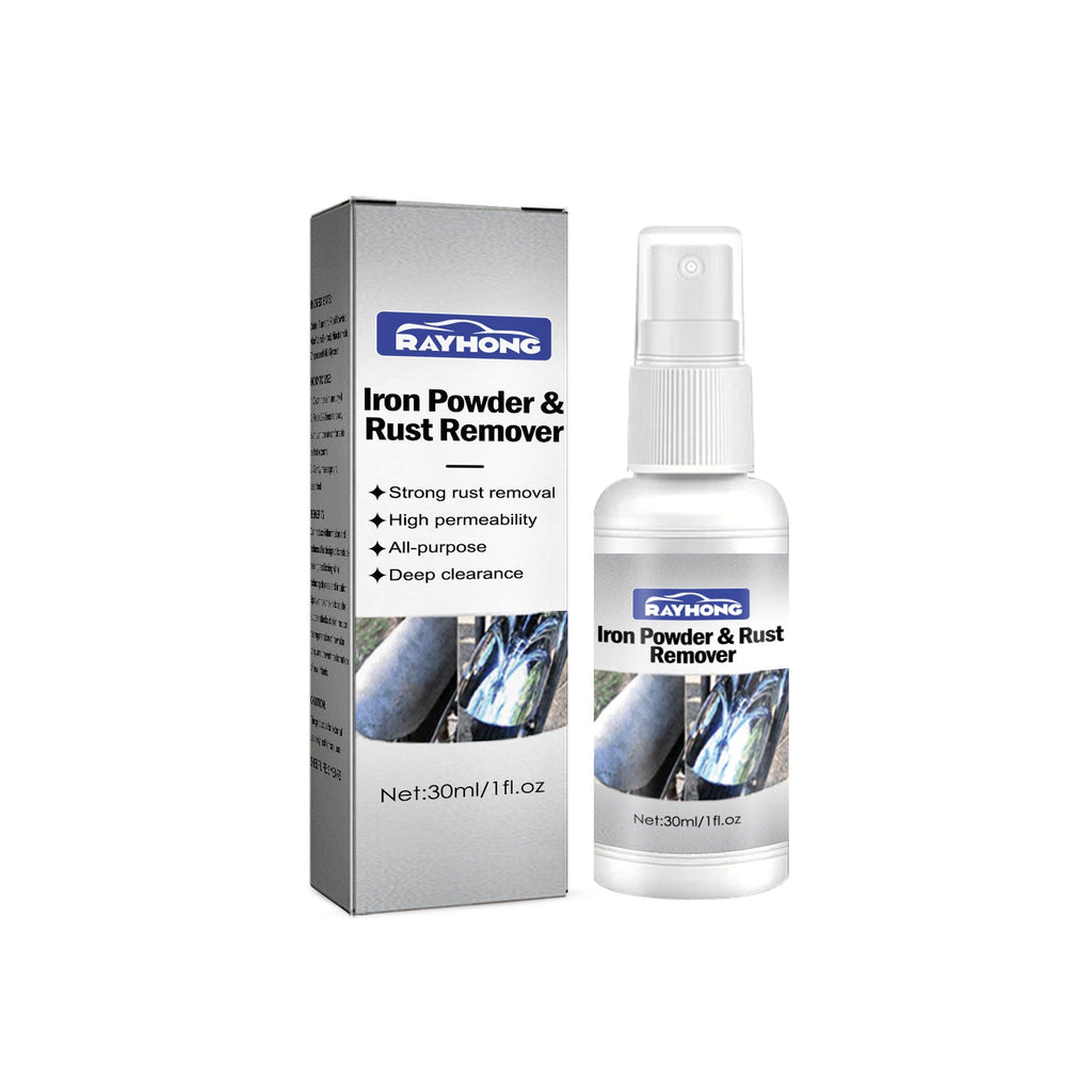Lron Powder & Rust Remover, Multi-Functional Metal Rust Remover For Automobile And Motorcycle Exhaust Pipe Rust Renovation Maintenance