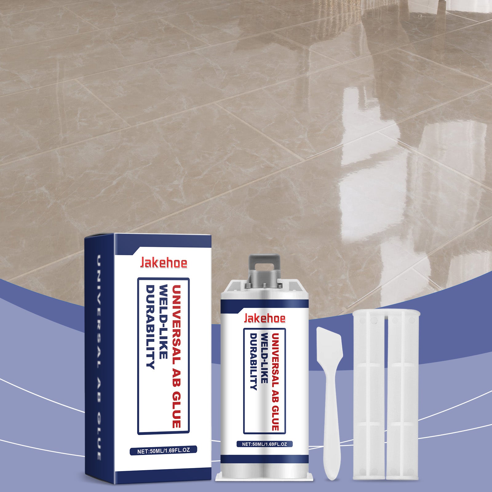 Universal Ab Adhesive, Crack Repair Bonded Tile Bath Scratch Crack Repair Waterproof And Leak Proof Adhesive